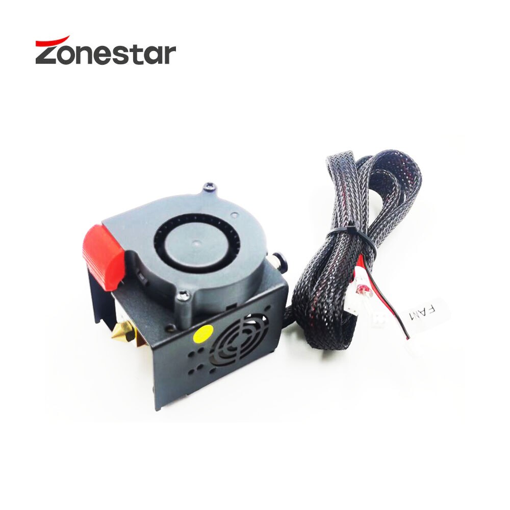 Zonestar atualização única cabeça de cor impressora 3d 24v 1-em-1-para fora hotend cabeçalho de impressão