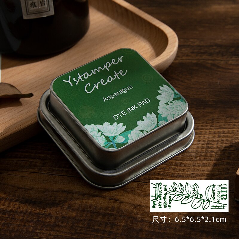 Stamp Ink Pads for Rubber Stamps Waterproof Pads for Acid-Free Non-Toxic Card Making Wood Fabric and Paper: S