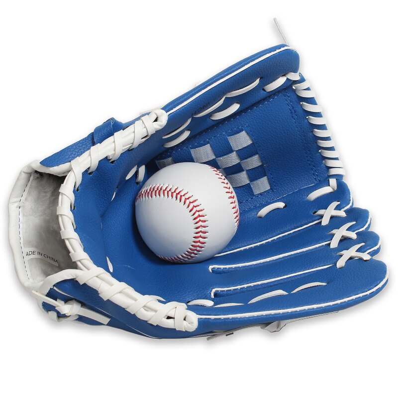 Guante de béisbol de cuero para hombres, equipo de entrenamiento de béisbol para niños y adultos, guantes de béisbol de Softball, BG50BB