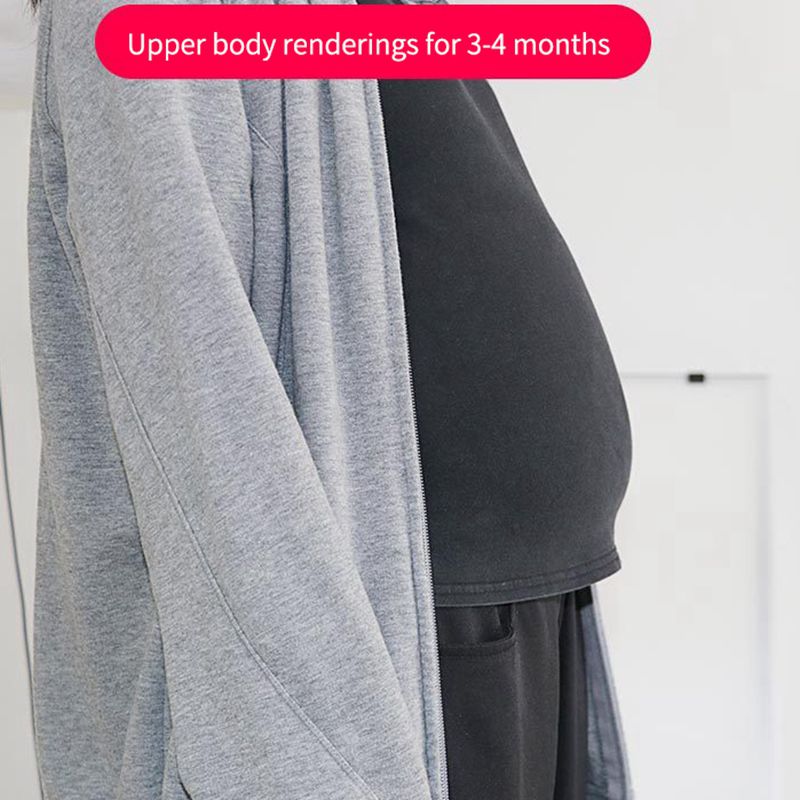 2 pz Pancia Finta Pancia Incinta di Stile, Adatto per il Maschio e Femmina Attori. Cotone Donna Incinta Pancia Finta, 160G e 120G