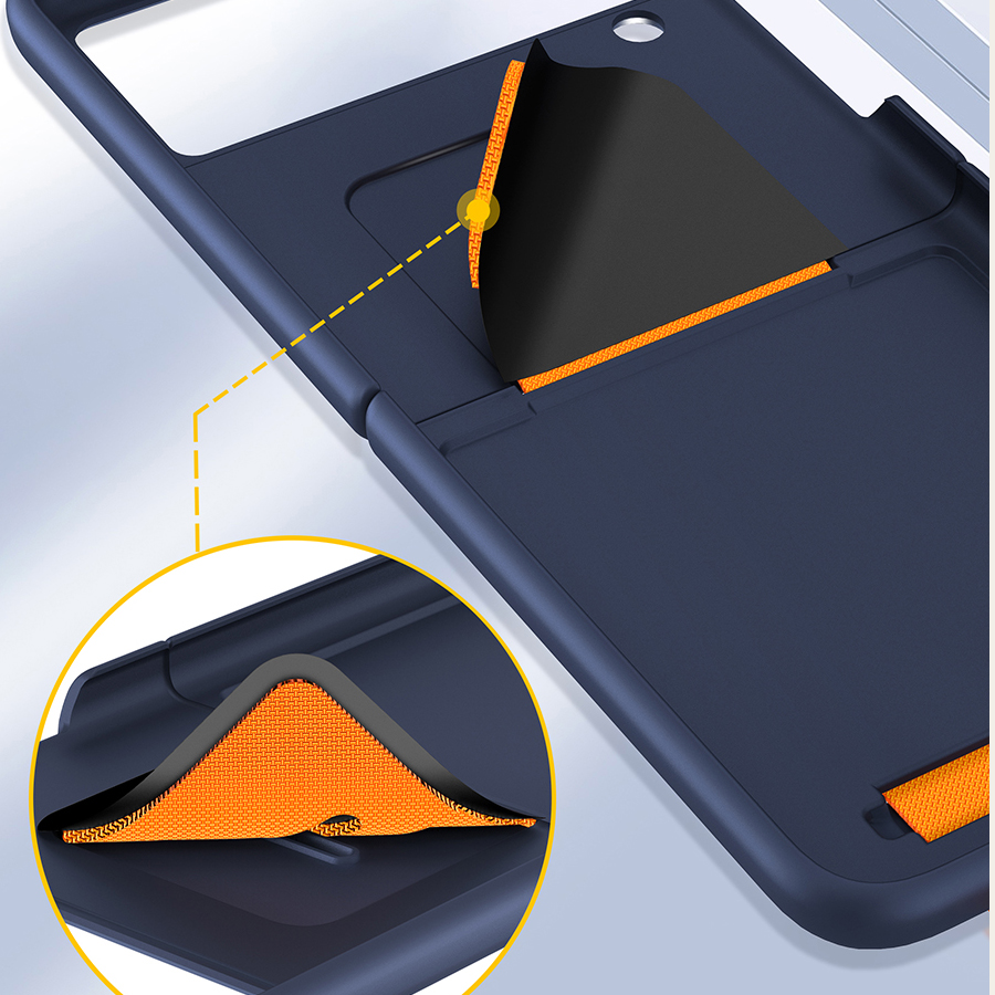 Schutzhülle mit armbandring für samsung Galaxis z kippen 3 5g stoßfest, luxuriös, mit schnalle, robustem, mattem pc-Startseite für kippen 3