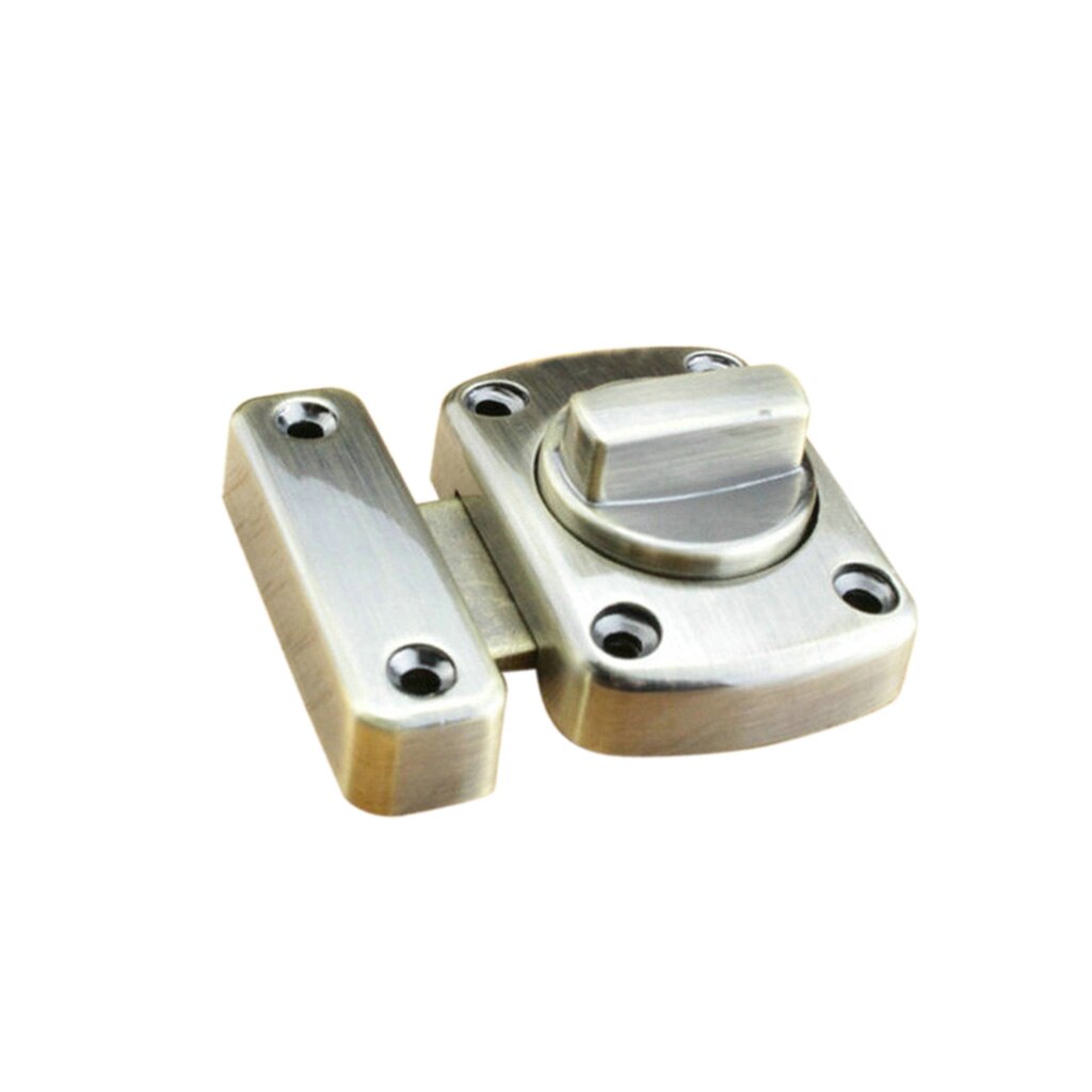 Door Gate Garage Lock Dead Bolt Heavy Duty Shed Turn Bolt Sliding Latch: Bronze Size S