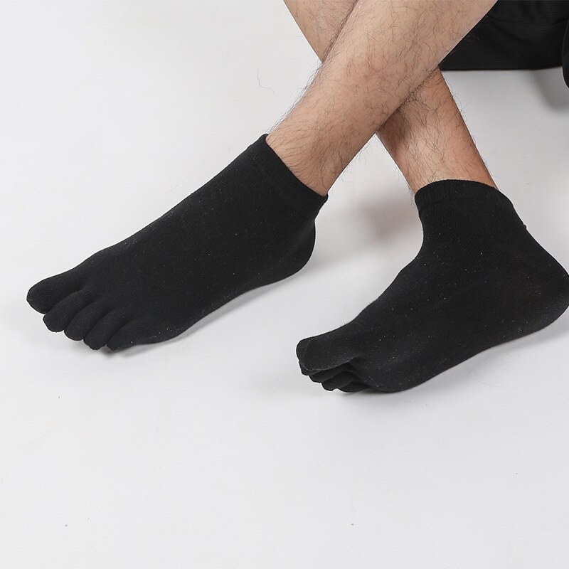 Unisex Yoga Sokken Antislip Vloer Sokken Voor Mannen Vijf Teen Sokken Ziekenhuis Pilates Barre Enkel Cushioned Ziekenhuis Slipper sokken