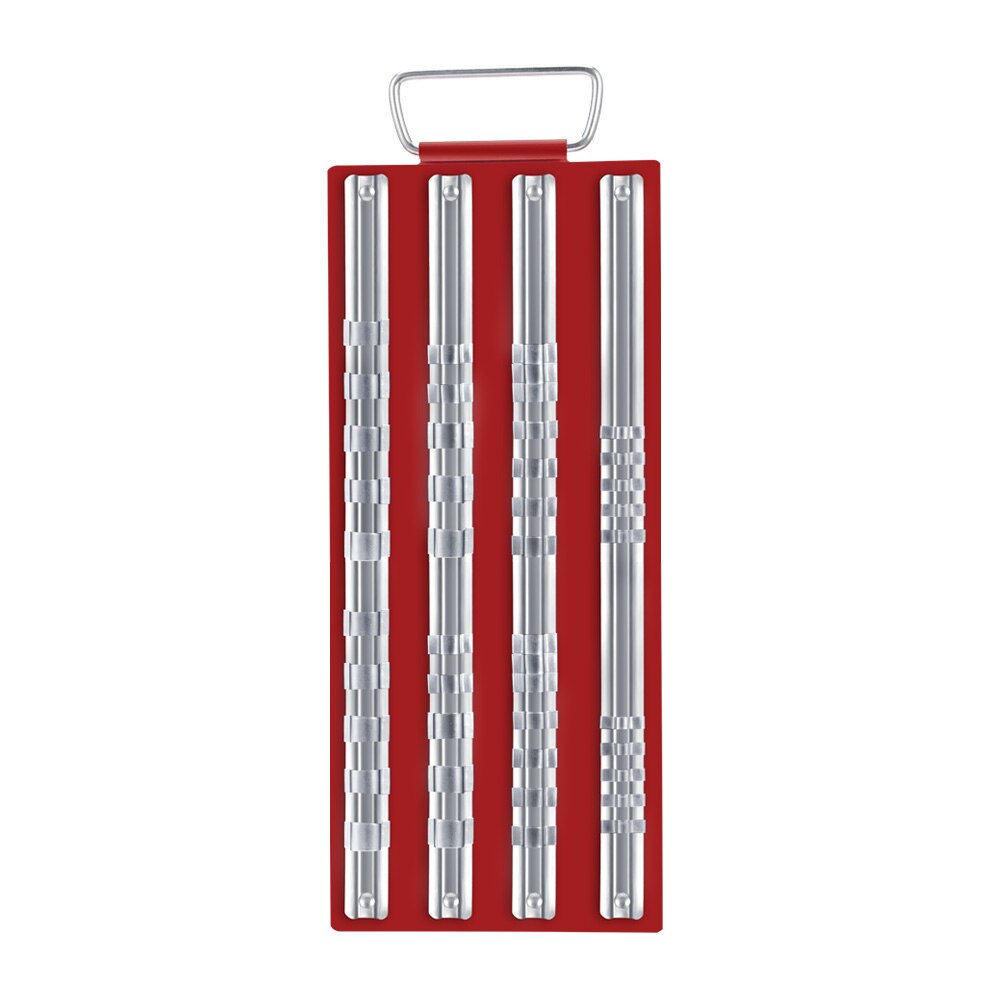 80pcs 1/4 3/8 1/2 Inch Socket Tray Rack Snap Rail Tools Organizer Socket Rack Storage Drive Rail Tray Holder
