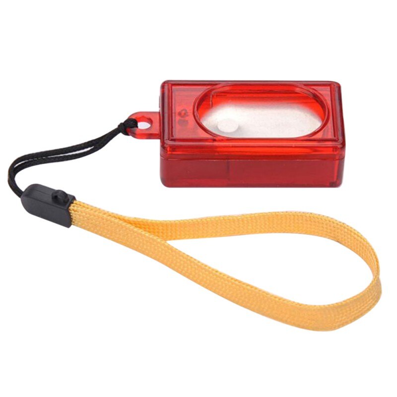 Tragbare Roten Hund Katze Ausbildung Clicker Welpe Gehorsam Pfeife Trainer Gerät mit handgelenk Band Dauerhaft Haustier Liefert W1: Ursprünglich Titel