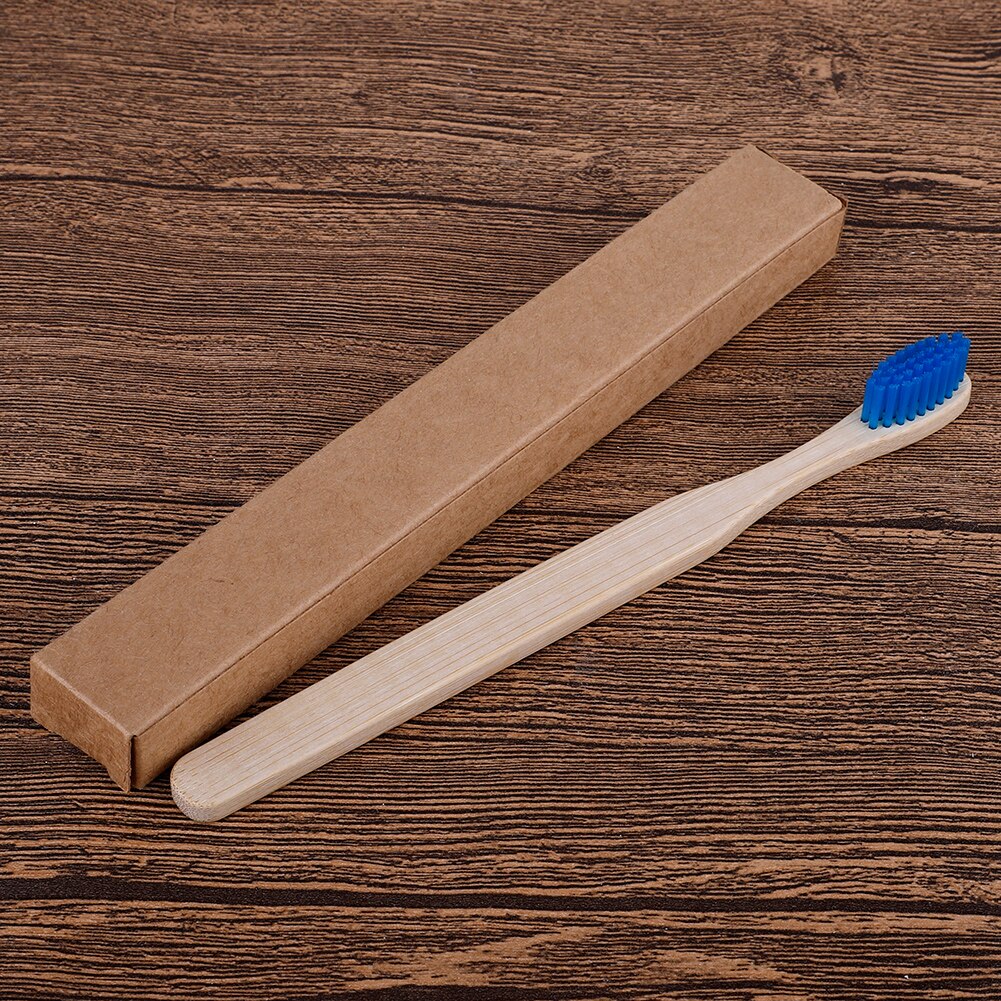 10pcs/set Eco Friendly Bamboo Toothbrush Medium Bristles Biodegradable Oral Care Adults Teeth Cleaning travel Toothbrushes