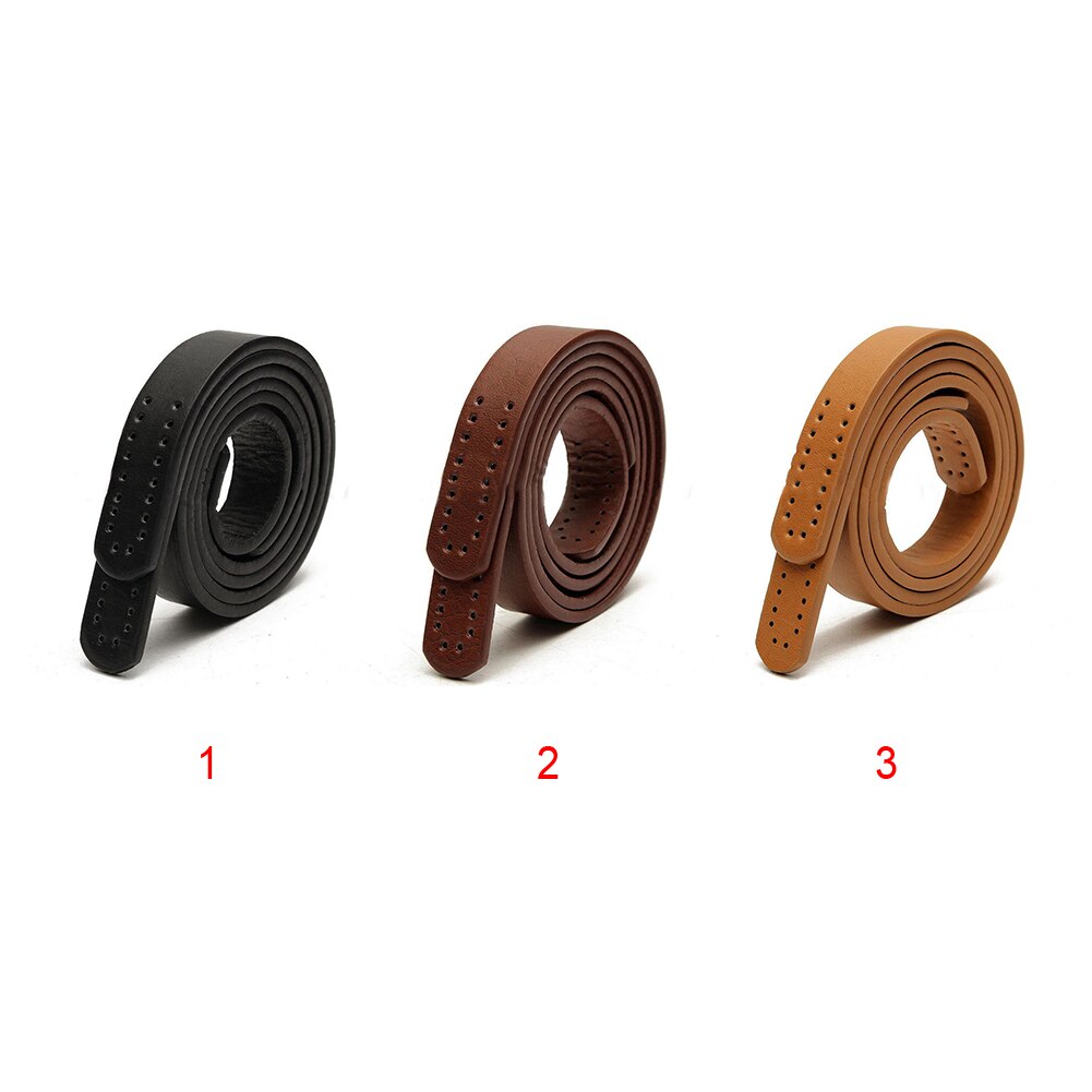1 par de asas de cuero para bolso de mano correas cortas costura artesanal accesorios DIY