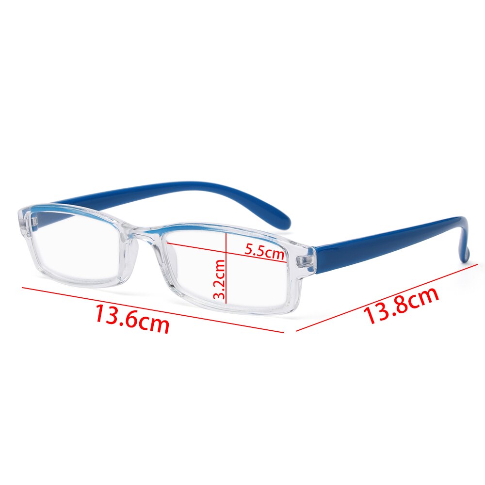 1pc unisex ultralette læsebriller antistråling presbyopiske briller high-definition anti-trætheds flade spejlbriller
