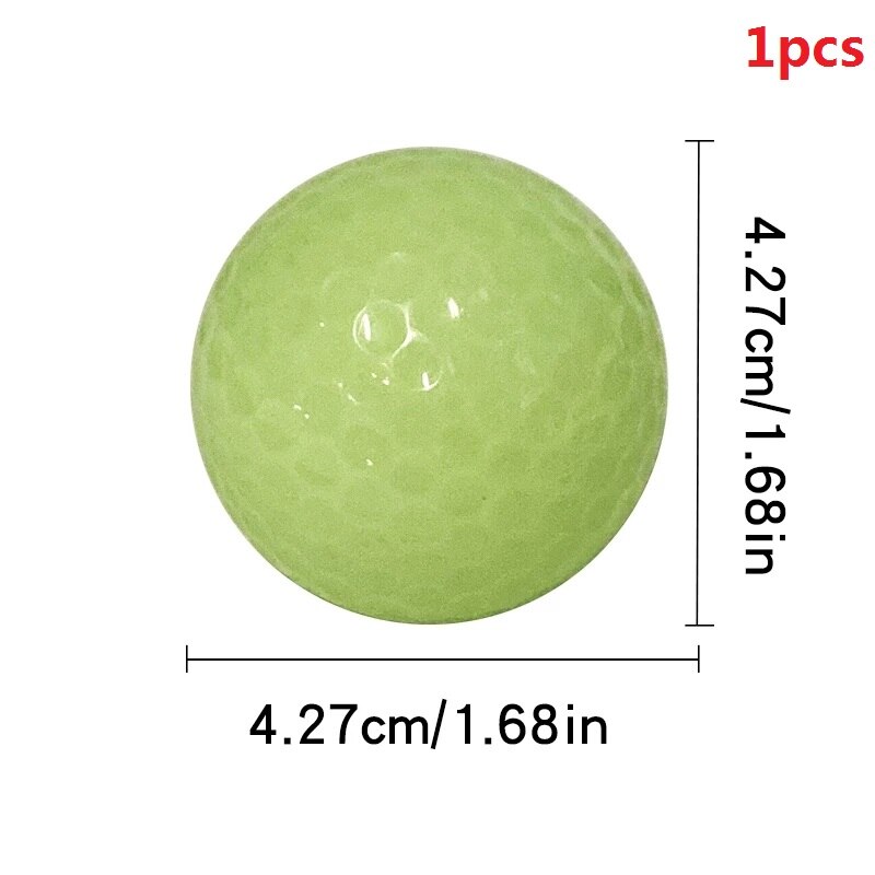 10Pcs Golf Ballen Voor Night Sport Glowing In The Dark Fluorescent Golfbal Heldere Lichtgevende Ballen Gekleurde-40: 1pcs
