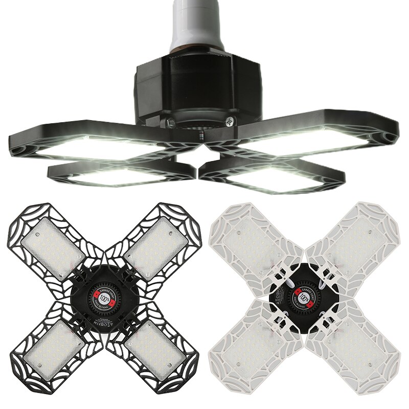 Le Garage 120W ventilateur LED allume l'ampoule E26 6000K 12000LM lampe pliable Led lampe pendante LED éclairage industriel lumineux superbe pour l'atelier