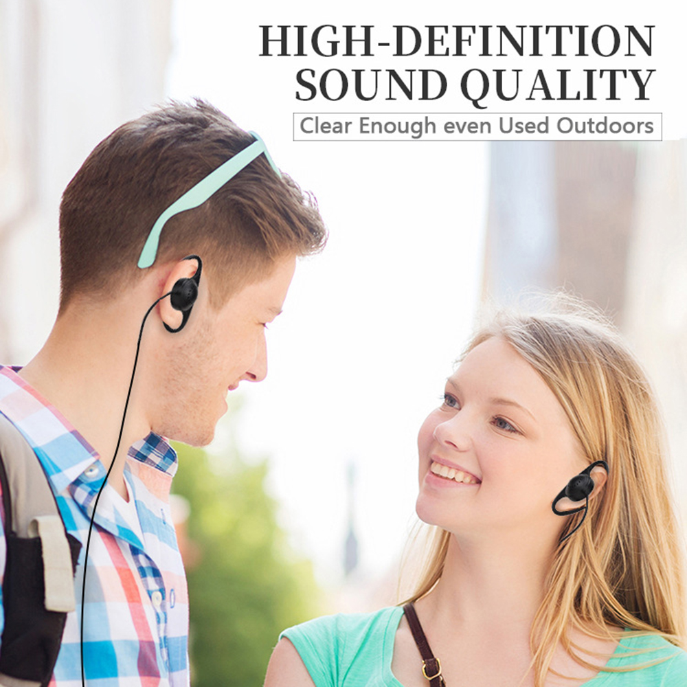 D-förmiger, weicher ohrbügel, ohrhörer mit 3.5mm clips, tragbarer stereo-kopfhörer für laptop, pc, android- und apple-smartphones