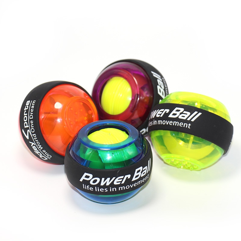 LED Wrist ball Trainer Relax Gyroscope Ball Muscle Power Ball Gyro Arm Exerciser Machine Gym Fitness Equipment