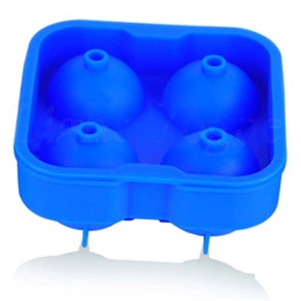 Whisky silicona hielo pelota para cubos fabricante molde traje para Chocolate en verano molde Color aleatorio accesorios bandeja de ladrillo redondo