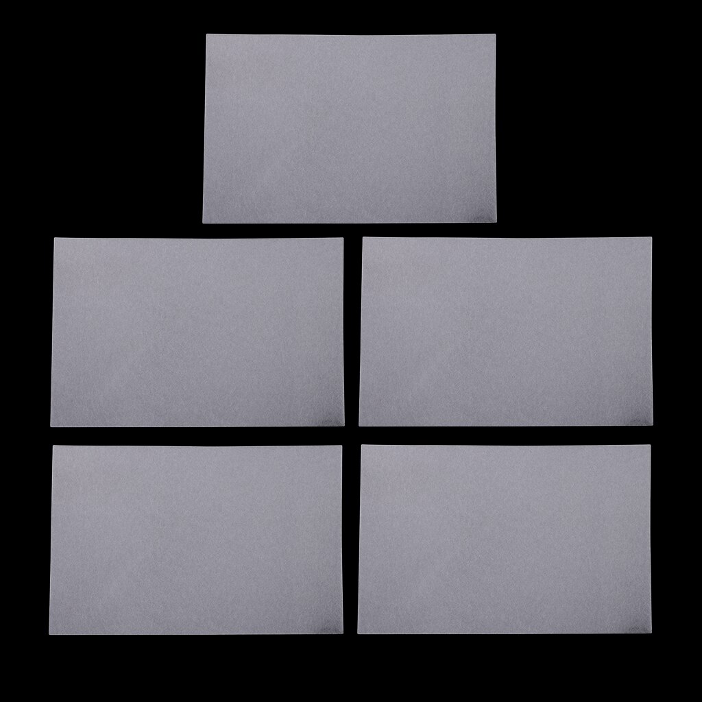5x Clear Shrink Paper Sheets For DIY Drawing Crafts Jewelry Making