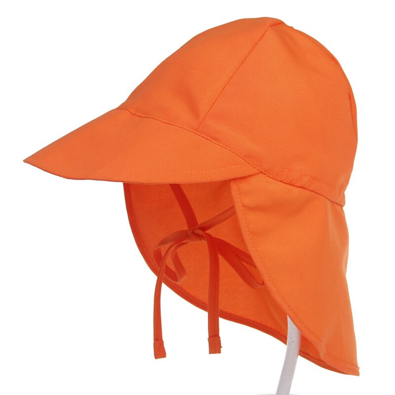 Gorro de Sol para bebé, gorro de verano para exteriores con protección UV para playa para niños y niñas, gorro con solapa para natación de 0 a 5 años