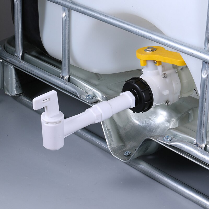 S60*6 to 1/2 &quot; 3/4 &quot; vattentank utlopp hink koppling förlängd trädgårdsslang koppling ibc vattentank adapter