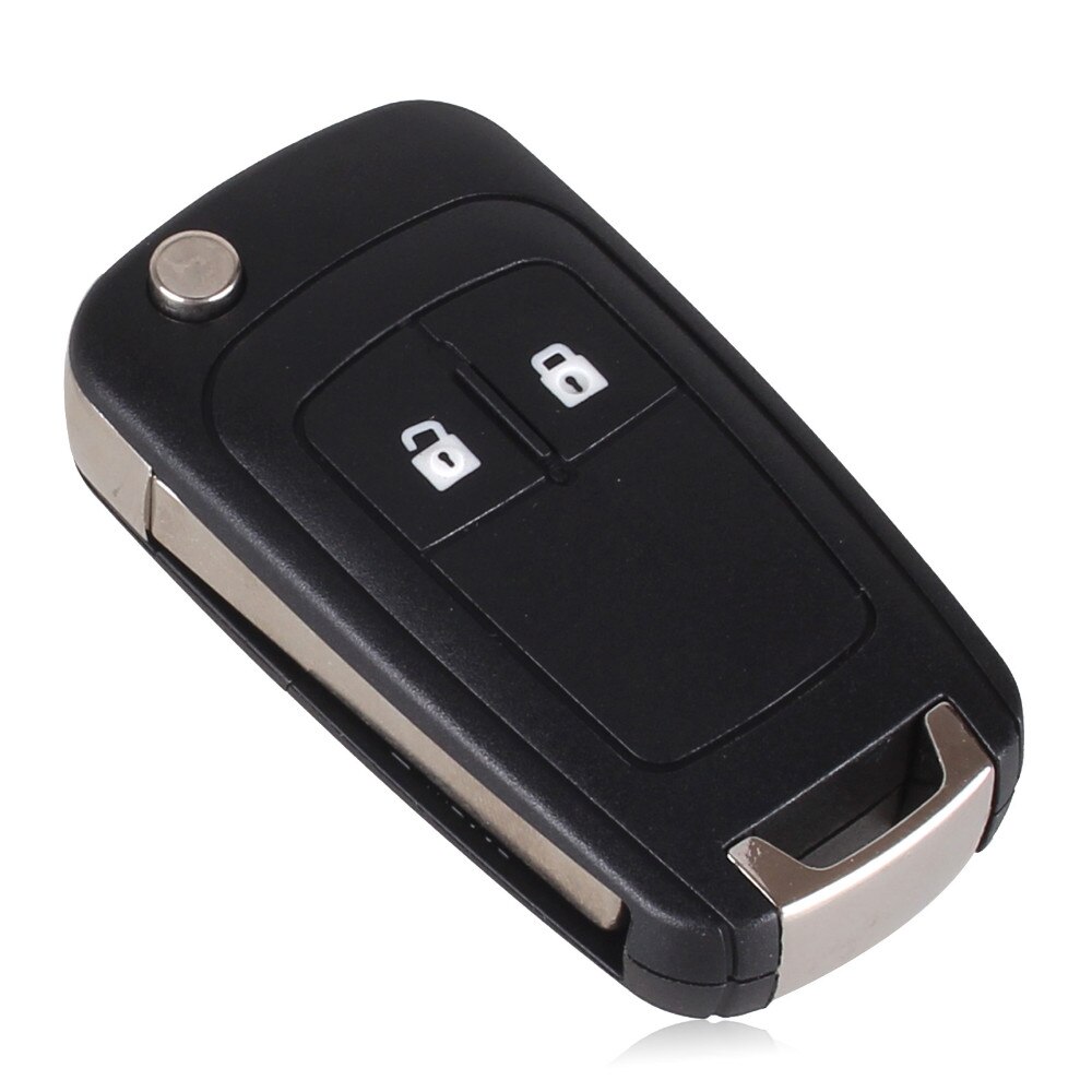 Keyyou 20x kaukolaukku fob kansi läppä taitettava avainkuori chevrolet lova purje aveo cruze auton avain 2/3/4/5 painiketta: 2 painiketta