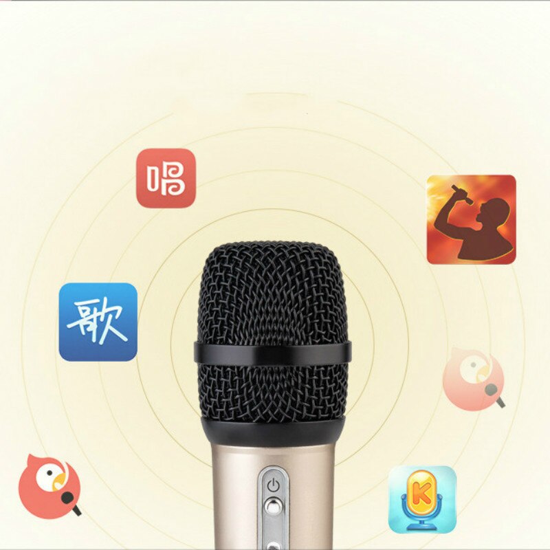 Mini Draagbare Auto Microfoon Fm Draadloze Bluetooth Mobiele Telefoon Zingen Het K Full Microfoon Shen Mai Compatibel Mobiele Computer