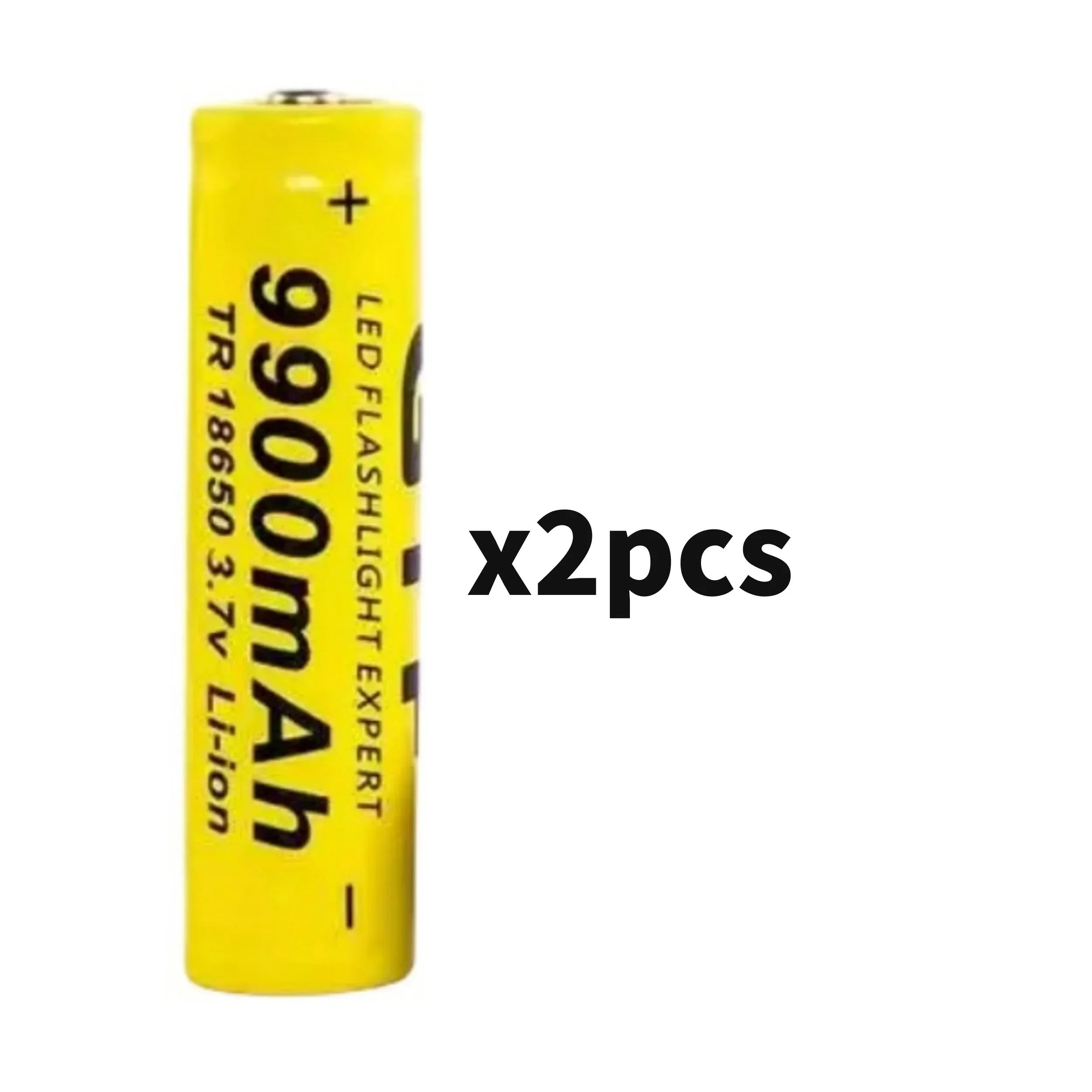 2025 nueva batería 18650 más vendida 3,7 V 9900 mAh batería recargable de iones de litio, adecuada para baterías de linterna LED: Morado