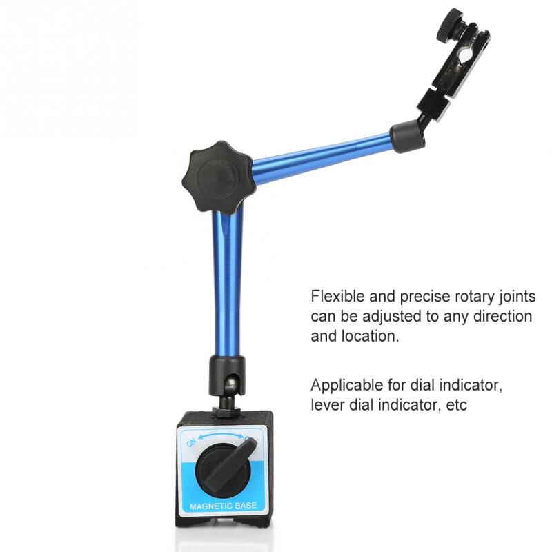Flexible Magnetic Dial Indicator Stand Base Holder for Dial Test Indicator Gauge