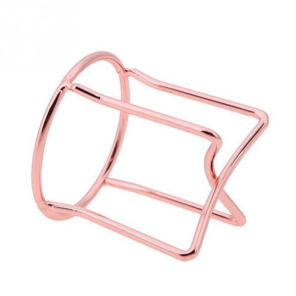 Make-up Schwamm Halter (3 Stück) – Silberner Metallständer Zum Trocknen & Organisieren Von Beauty-Puffs