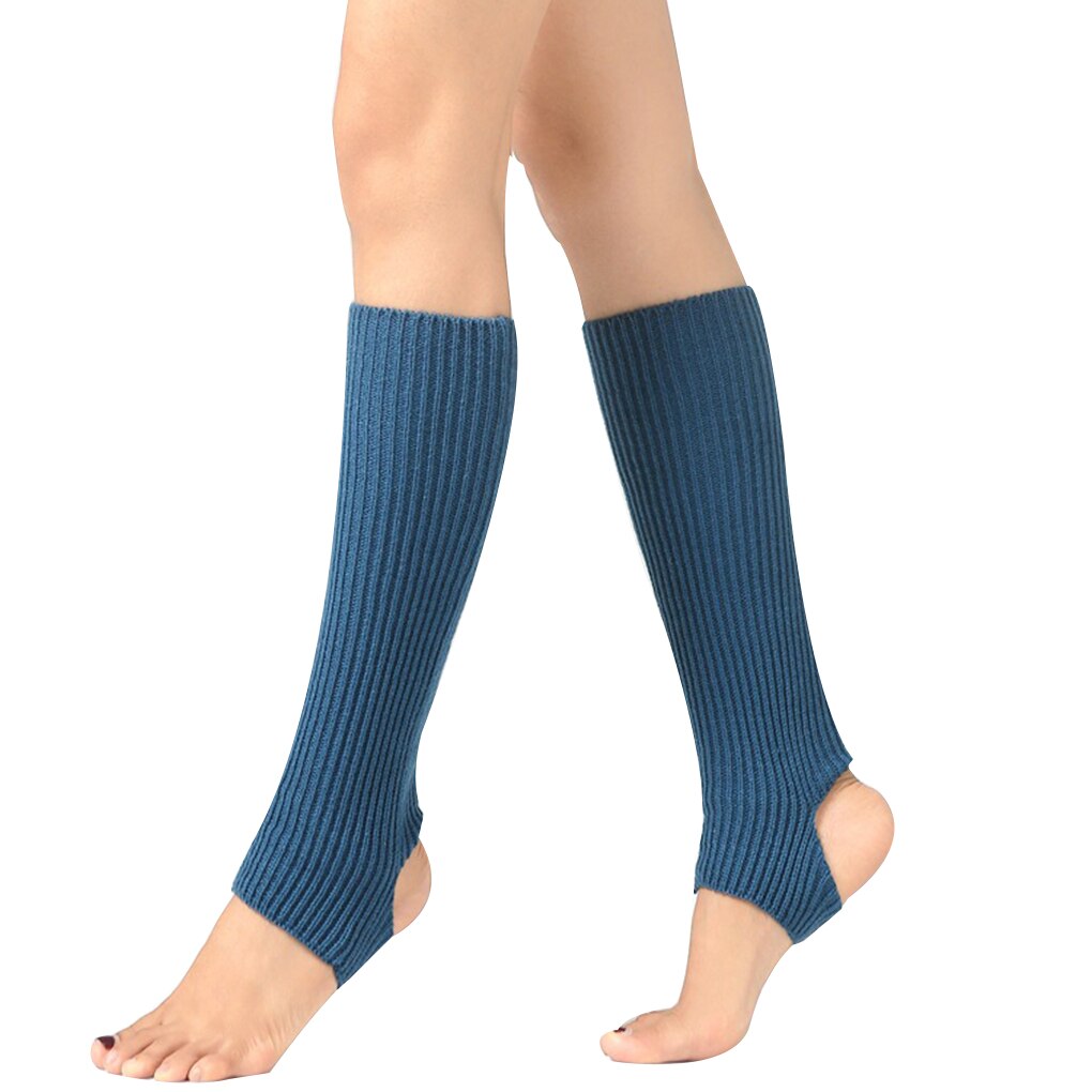 Calcetines largos sin pies para mujer, calentadores de piernas, Ballet, baile, otoño e invierno, 1 par: B9
