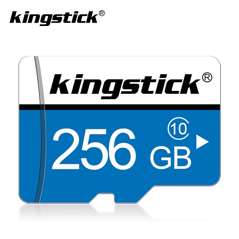 Kingstick Wit Blauw Card 32Gb 64Gb 128G Geheugenkaart Class10 Microsd Flash Kaarten 32Gb Cartao De memoria Tf Card Gratis Adapter: 256GB