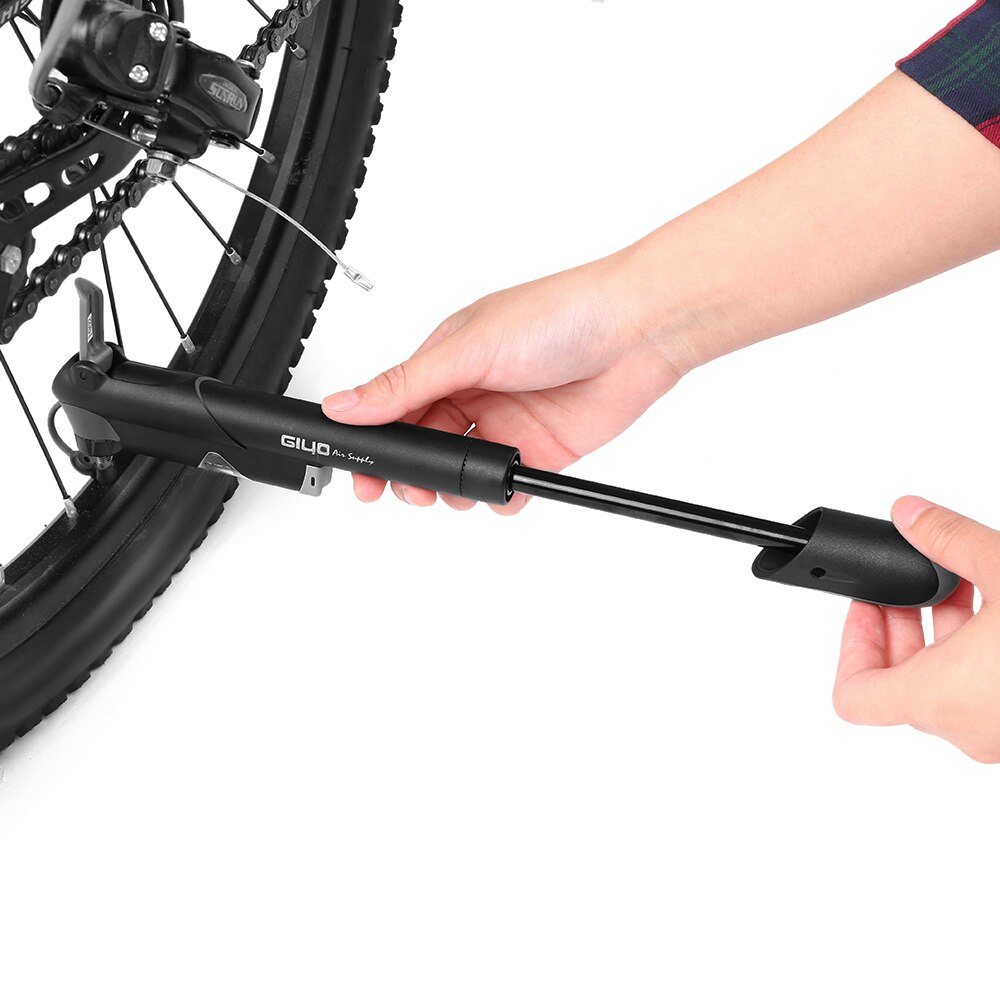 Mini Bike Pump Bicycle Pump 120PSI High Pressure Bicycle Air Pump with Built-in Pressure Gauge Puncture Repair Ki