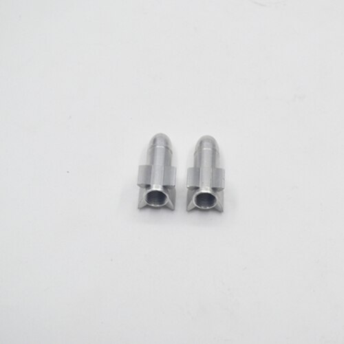 2Pcs/ Set Fouriers Bicycle valve cap VL-PE006 Bike Both USA & Presta valve cap Alloy 6061-T6 Bike valve cap Accessories: silver