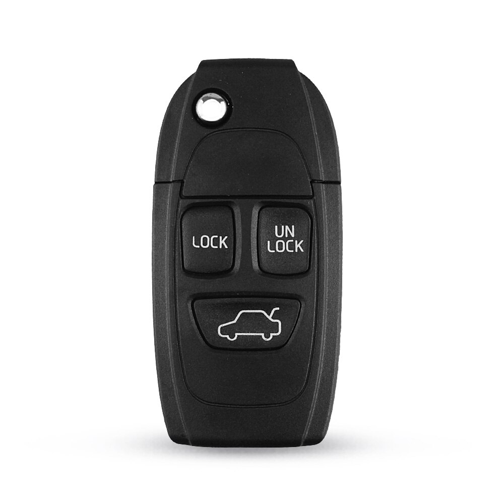 KEYYOU Replacement 5 Buttons Remote Flip Folding Key Shell For VOLVO S70 V70 C70 S40 V40 98-05 3 Buttons Car key Fob case