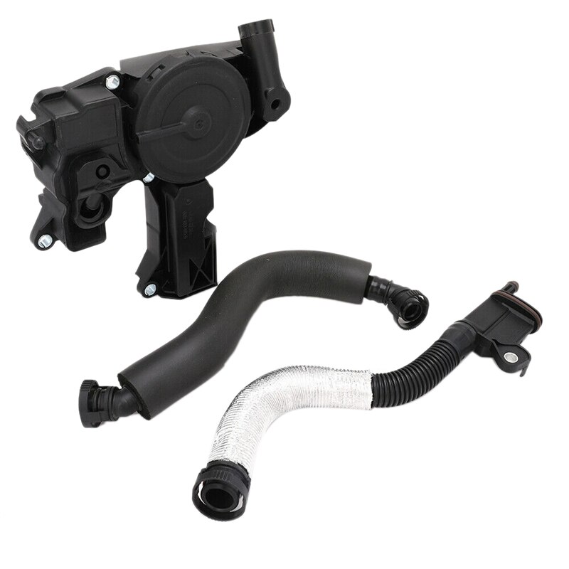 Olie-waterafscheider met 2 slangen pcv-klep carter voor  a3 a4 a5 q3 q5 06 h 103495 06 h 103495a: Default Title