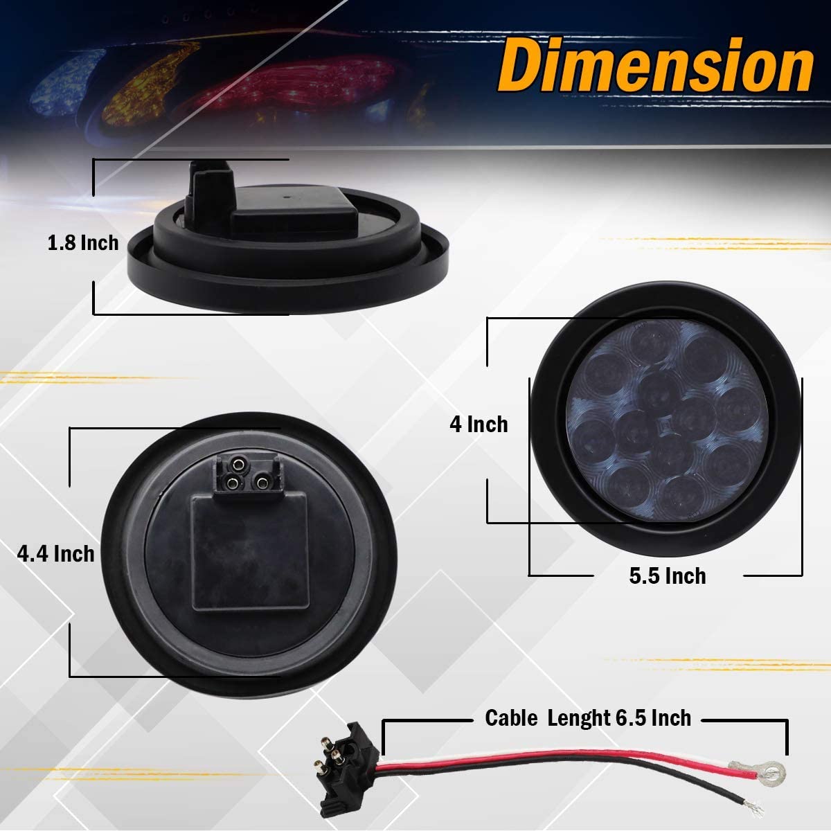 Inbouw LED knipperlicht kuip BMW S1000RR 2009-2012