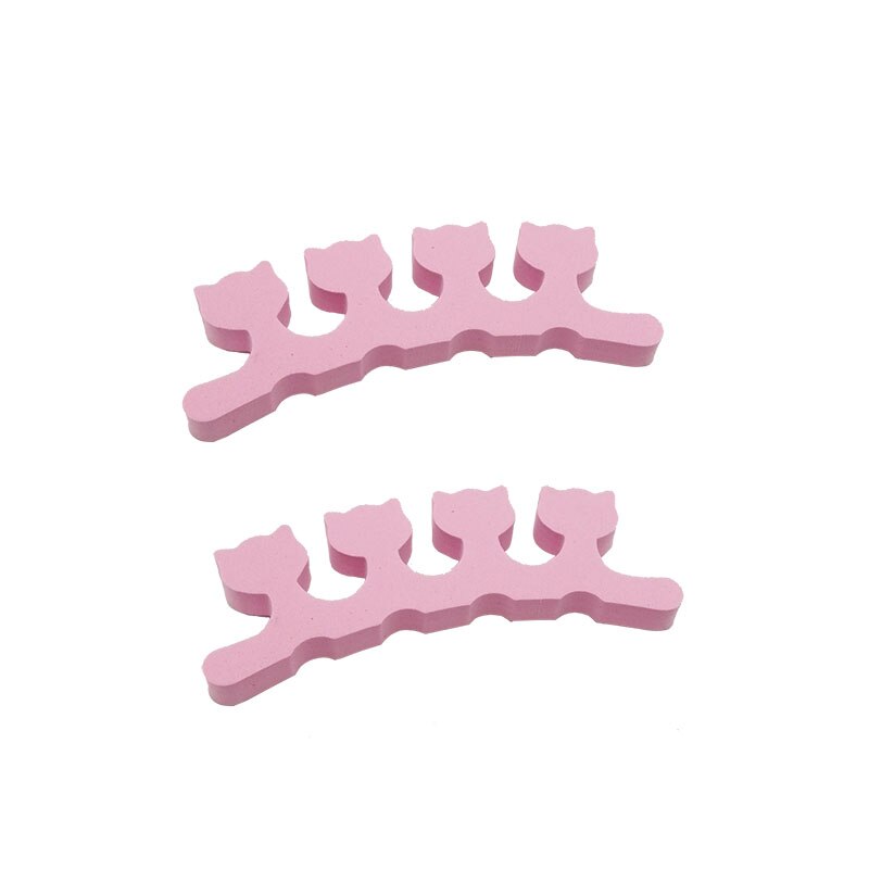 4 stks/pak teen separator nagelvijl nail art EVA hartvorm spons Zachte Vinger Separator voor nail care