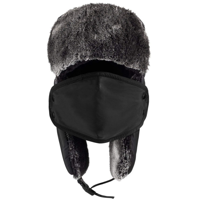 Sombrero de invierno Lei Feng sombrero masculino de invierno versión coreana de la marea al aire libre espesante gorra de esquí de ancianos orejeras sombrero de invierno
