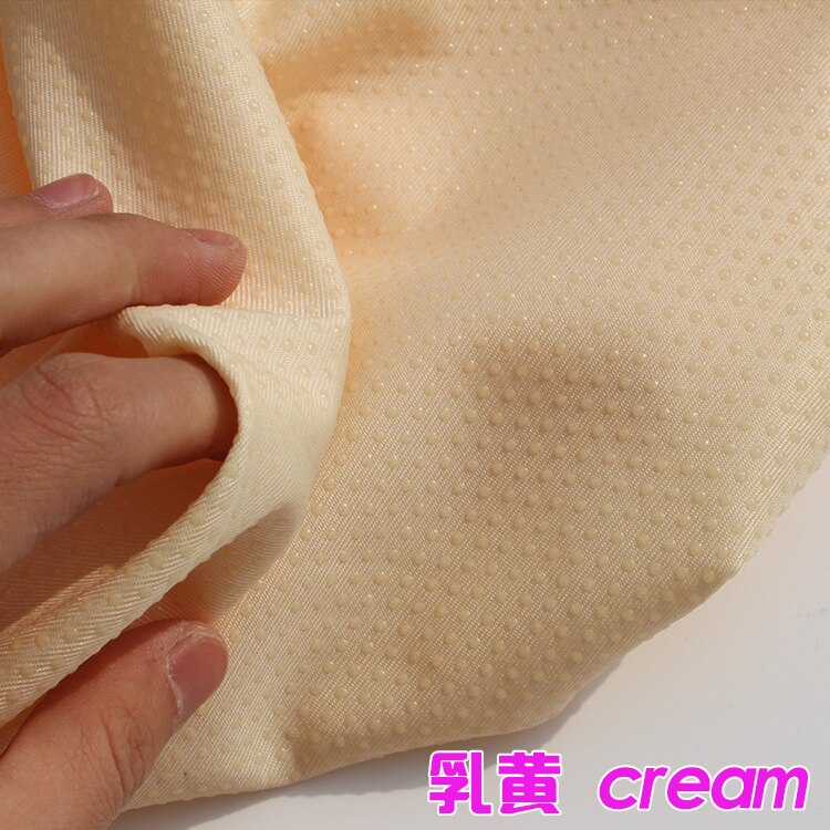 50 x 150cm polyester skridsikkert stof diy pude tæppe sål skridsikker vinyl skridsikkert stof: Fløde