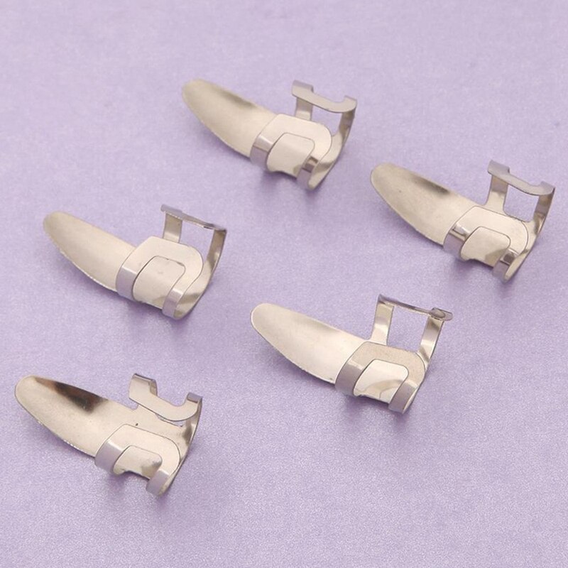 15 st/set celluloid metall finger tumme gitarr plektrar plektrum 5 tum  + 10 finger med fodral lock för akustisk elbas gui