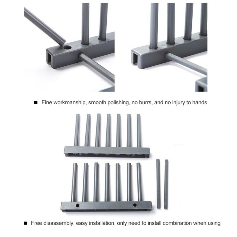Kitchen Organizer Pot Lid Rack Dish Rack Pan Cover Stand Kitchen Accessories Spoon Holder Pot Lid Shelf Cooking Dish Rack