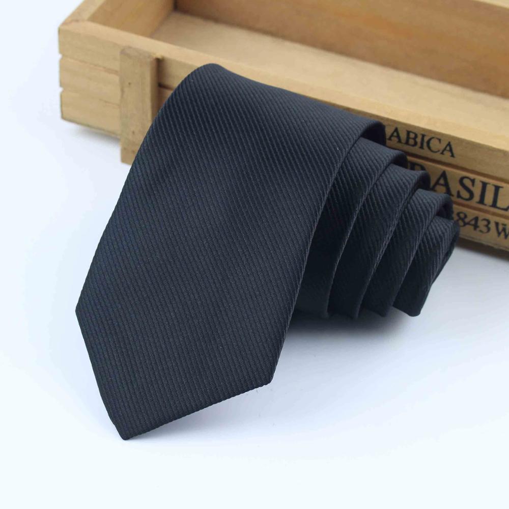 Formal Skinny Size Necktie 2.5inch Groom Gentleman Narrow Ties Men Wedding Party Polyester Gravata 6cm Width: 1