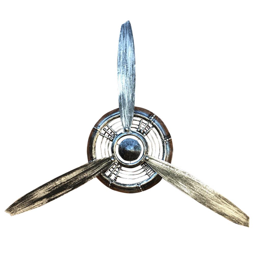 Flugzeug Dekorative Metall Propeller retro Schmiedeeisen Wanduhr Propeller Zauberstab Dekoration Zauberstab Hängen Uhr Propeller: H