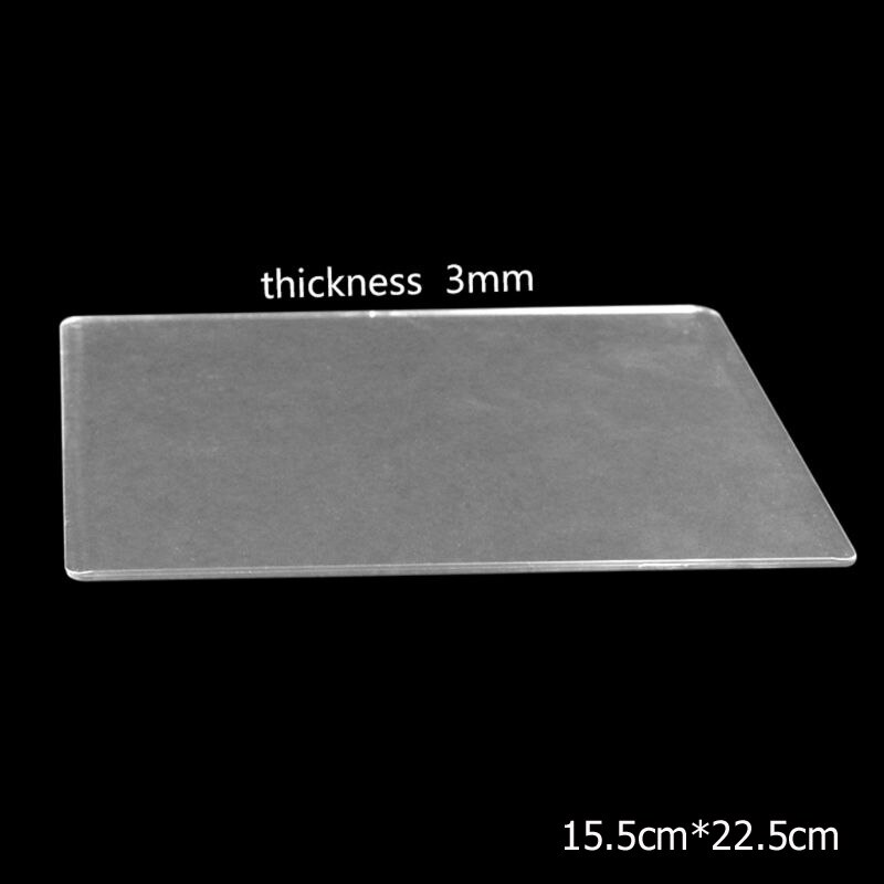 Placa de máquina troquelada para álbum de recortes DIY, almohadilla de repuesto de placa de máquina troqueladora de 3MM/4MM, 22,5 15,5 CM x,: 3mm15.5