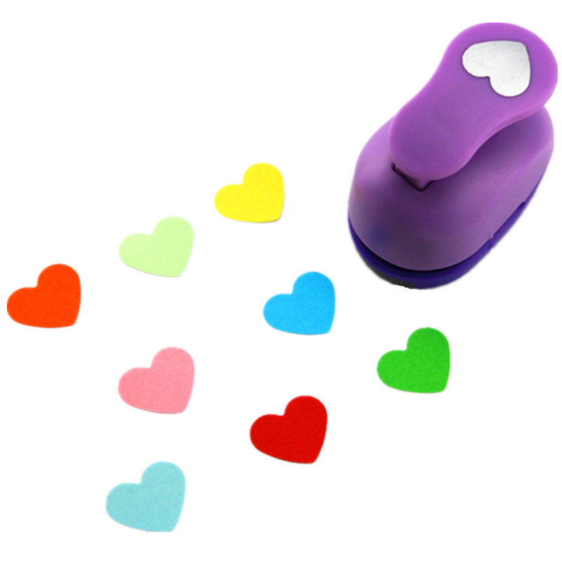 6mm-75mm heart shape craft punch cortador de papel de scrapbook paper foam school manual DIY Round hole punches: 1pc 25mm