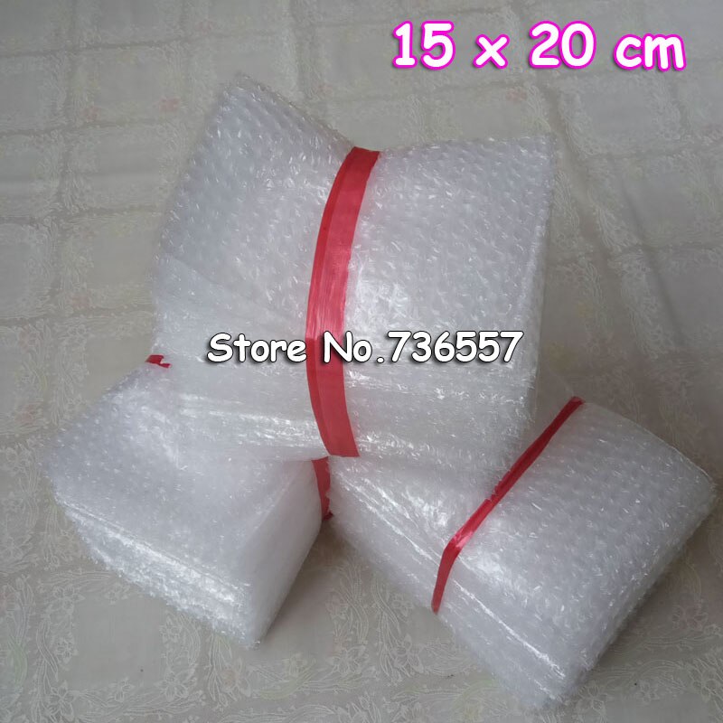 Sobres de burbujas de 150x200mm, 8x10cm, 10x15cm, bolsas de embalaje, paquete de embalaje de correo PE: 15x20cm