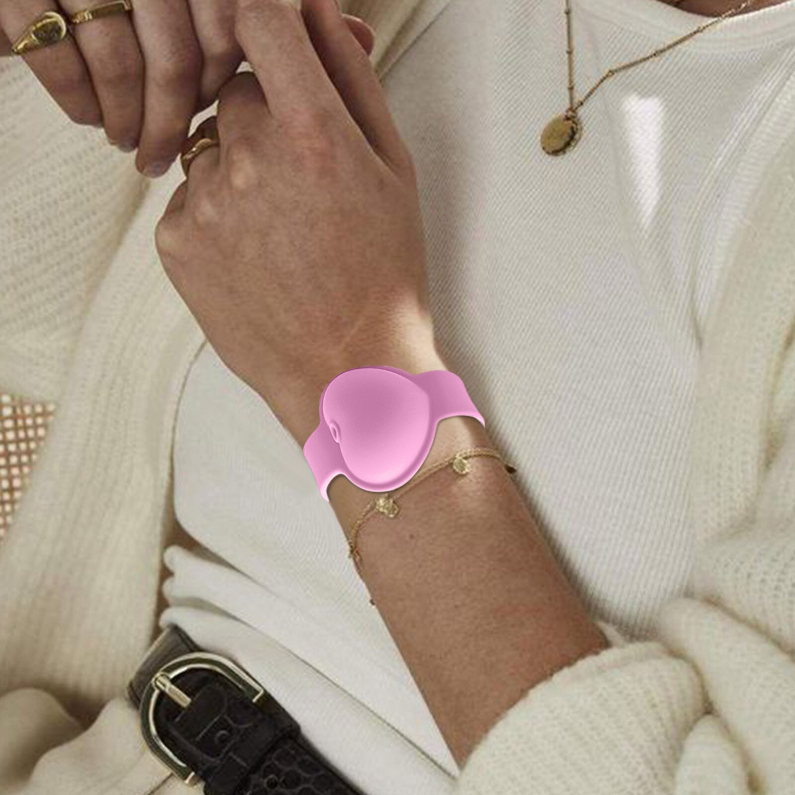 Adult Kid Wash Hand Gel No Rinse Hand Sanitizer Dispensing Portable Bracelet Wristband Hand Dispenser Quick Drying Disinfectant: E