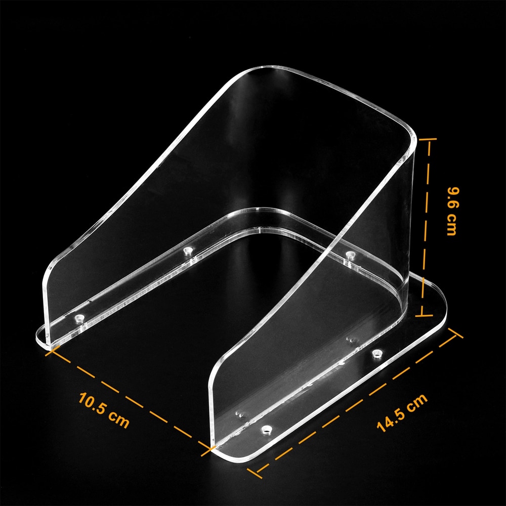 HomeFong Waterproof Shell Outdoor Rain Cover for Doorbell /Access Control EXIT Button / Lock Button Transparent Acrylic Material: SET 1