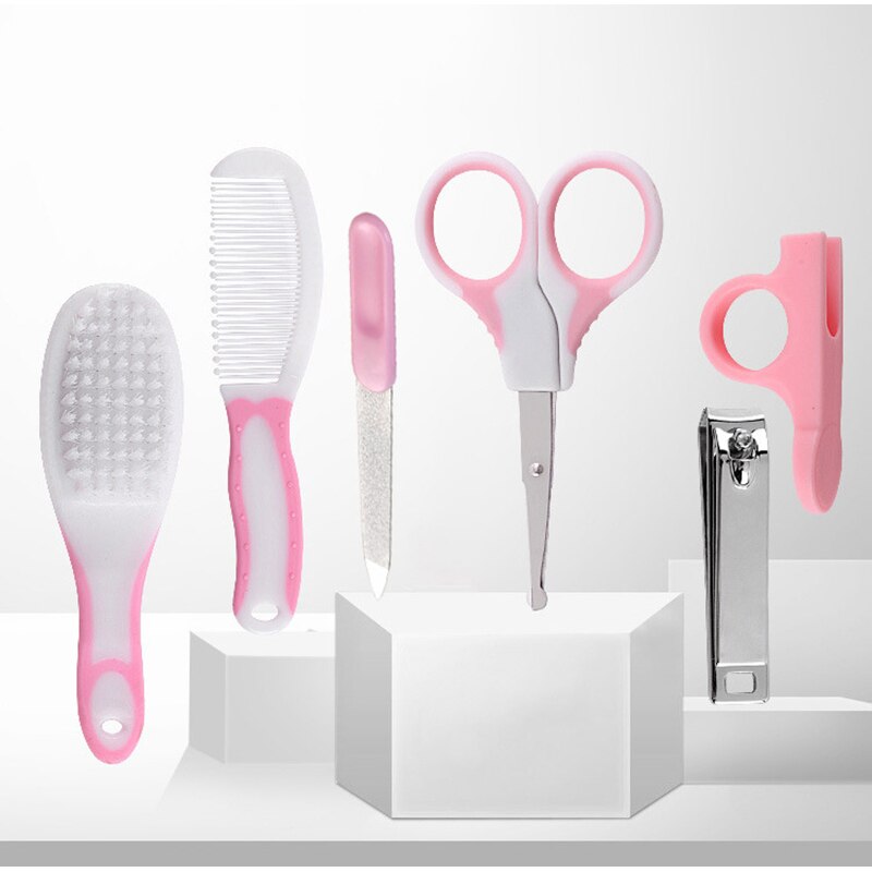 portable baby kids toddler healthcare kits grooming nail hair care set nail clipper hair comb nail scissor nail fil