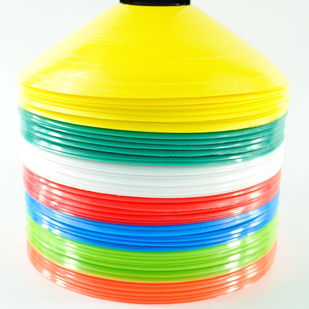 10pcs/lot 19cm Cones Marker Discs Soccer Football Training Sports Entertainment Accessories