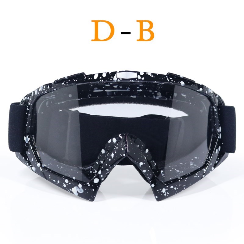 Dla dorosłych gogle Motocross motocykl motor okulary Cross Country elastyczne przezroczyste soczewki Ooculos de grau: YELLOW