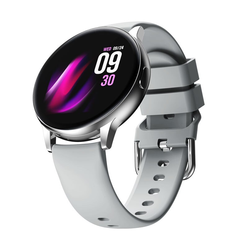 Smartwatch Men Women - Full Touch Heart Rate Blood Pressure Monitor - Fitness Tracker for Android iOS: S23 Silver