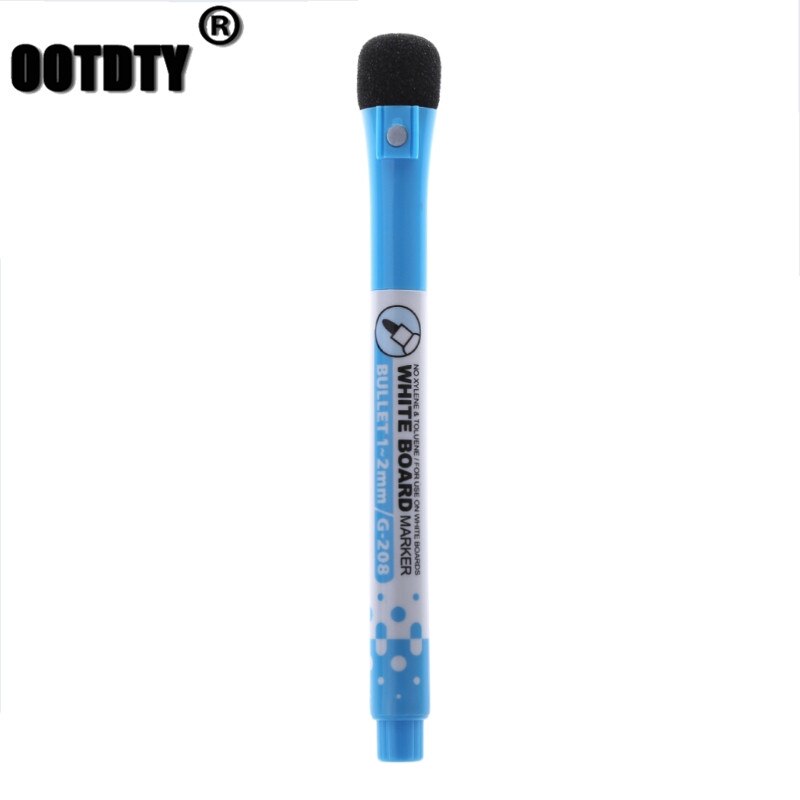 Pennarello per lavagna magnetica cancellabile a secco cancellabile segno di inchiostro con gomma M5TB caldo: Blu
