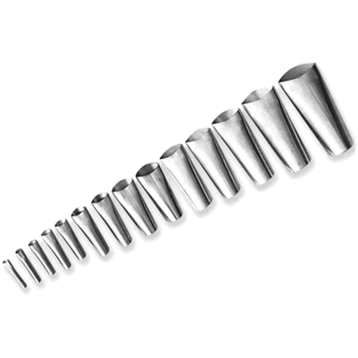 14PcS Caulk Nozzle Applicator Caulking Finisher Stainless Steel Sealant Finishing Tool Kit